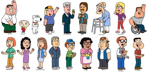 family guy all the characters